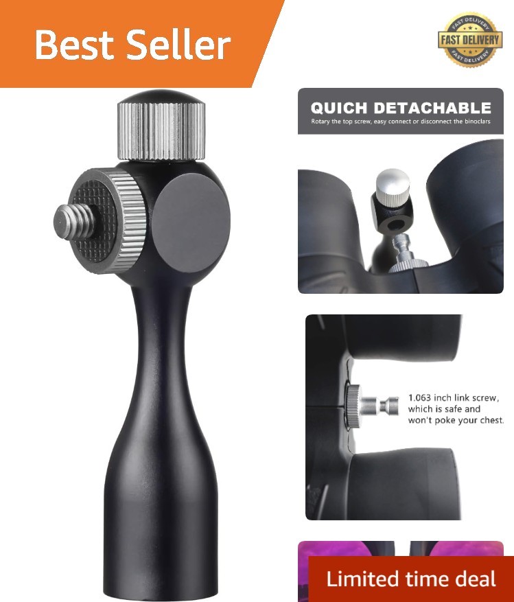 Versatile Quick Release Binocular Tripod Adapter - Lifetime  Included
