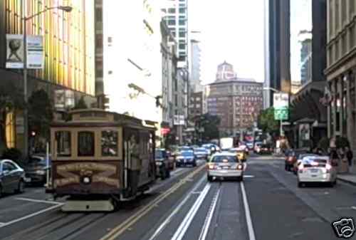 168 Minute 2009 SAN FRANCISCO CABLE CAR RIDE California Trolley Film on 2 DVD