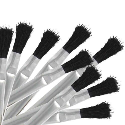 36 Piece 1/2" Horsehair Bristle Acid Brushes to work with acids flux glue etc.