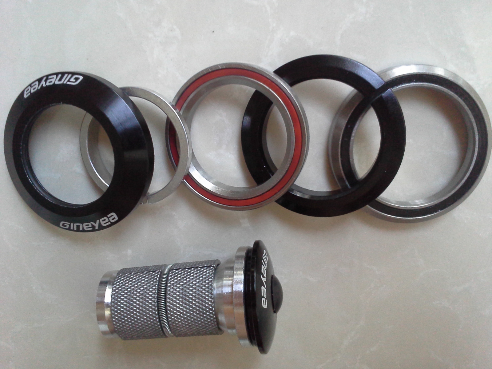 1-1/8"-1-1/4" CARTRIDGE TAPERED Steerer Integrated HEADSET 28.6/41.8-47/33mm