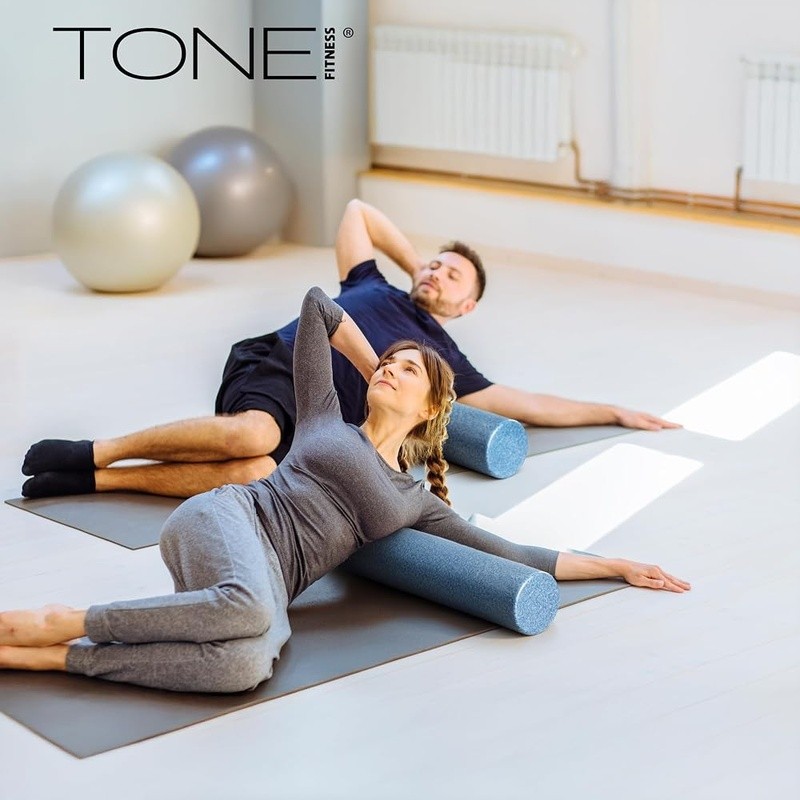 High Density Foam Roller Deep Tissue Massage Muscle Recovery Exercise Therapy US