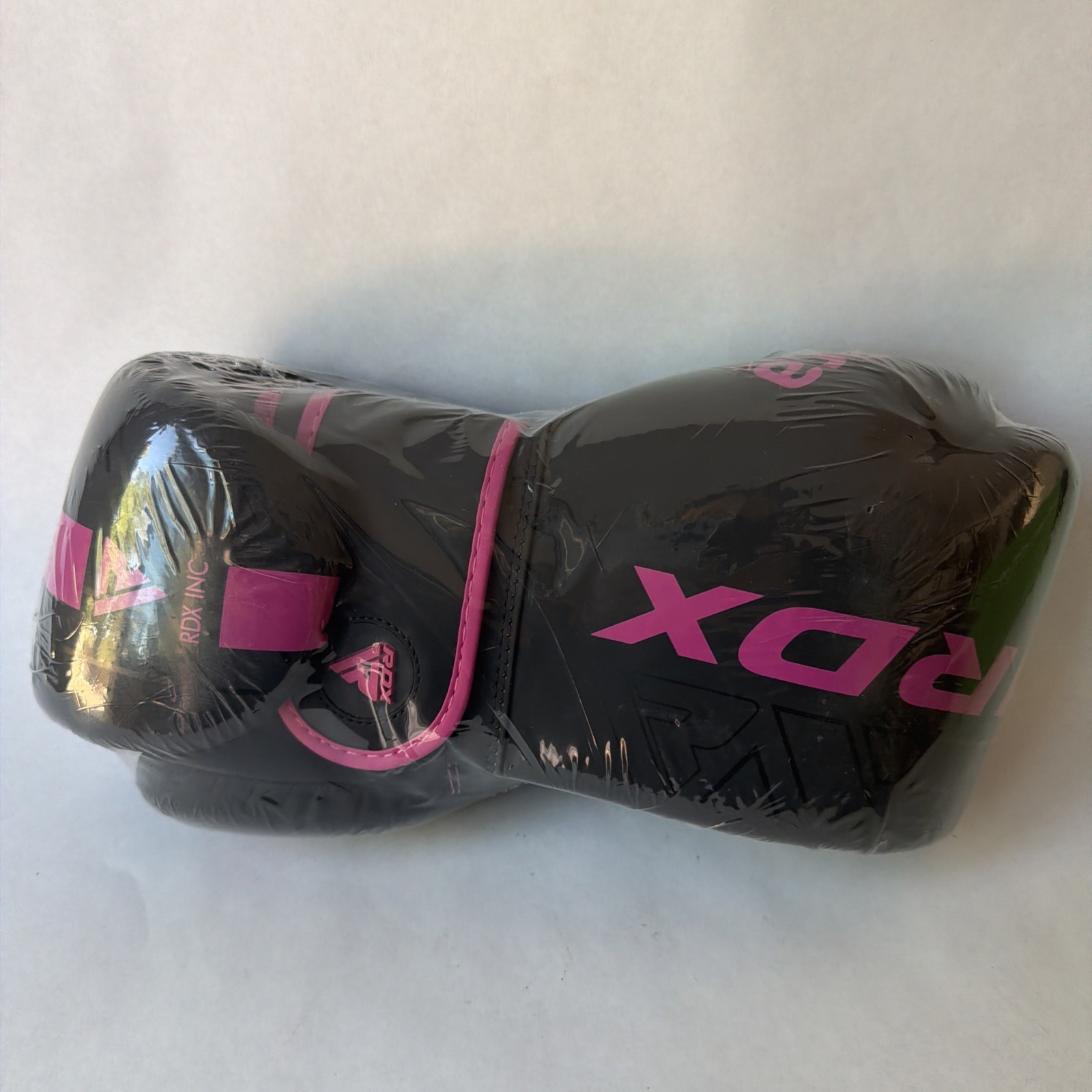 Women's Pink Black RDX 12oz Boxing Gloves size L