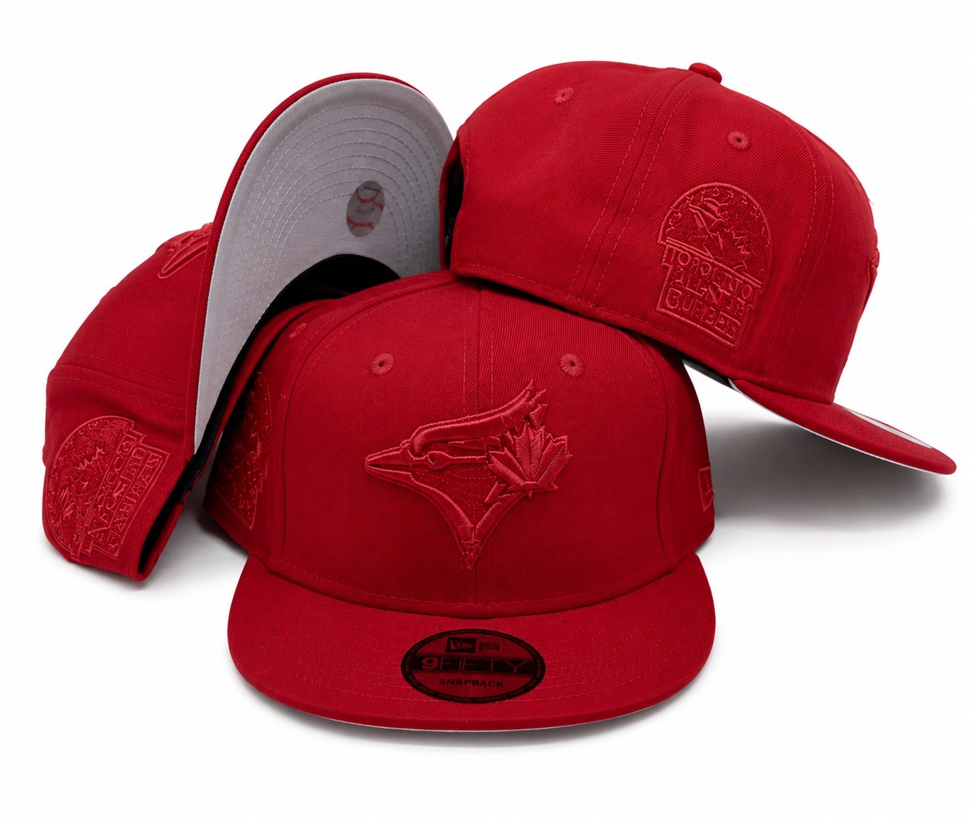 New Era Toronto Blue Jays 9Fifty “Exclusive” RED Snapback Hat Cap