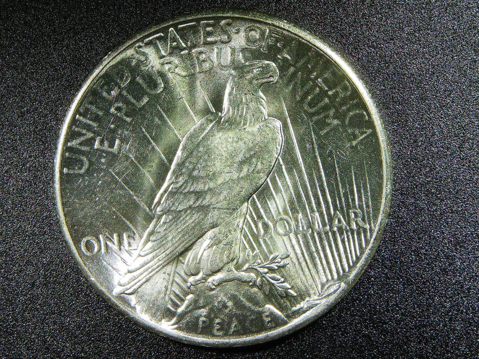 1928 Silver Peace Dollar BU
