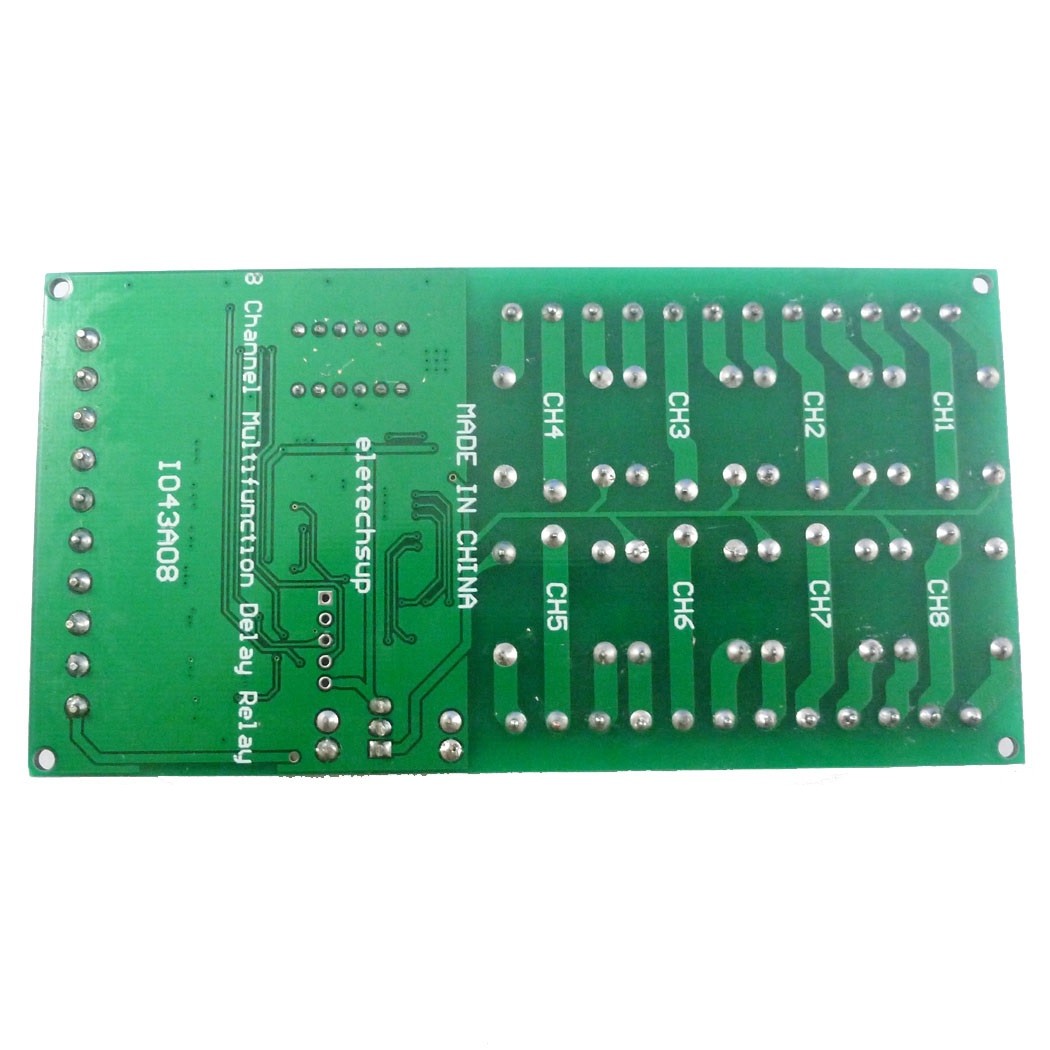 8ch DC 12V Multifunction Delay Module Cycle Timer Switch for Power sequencer