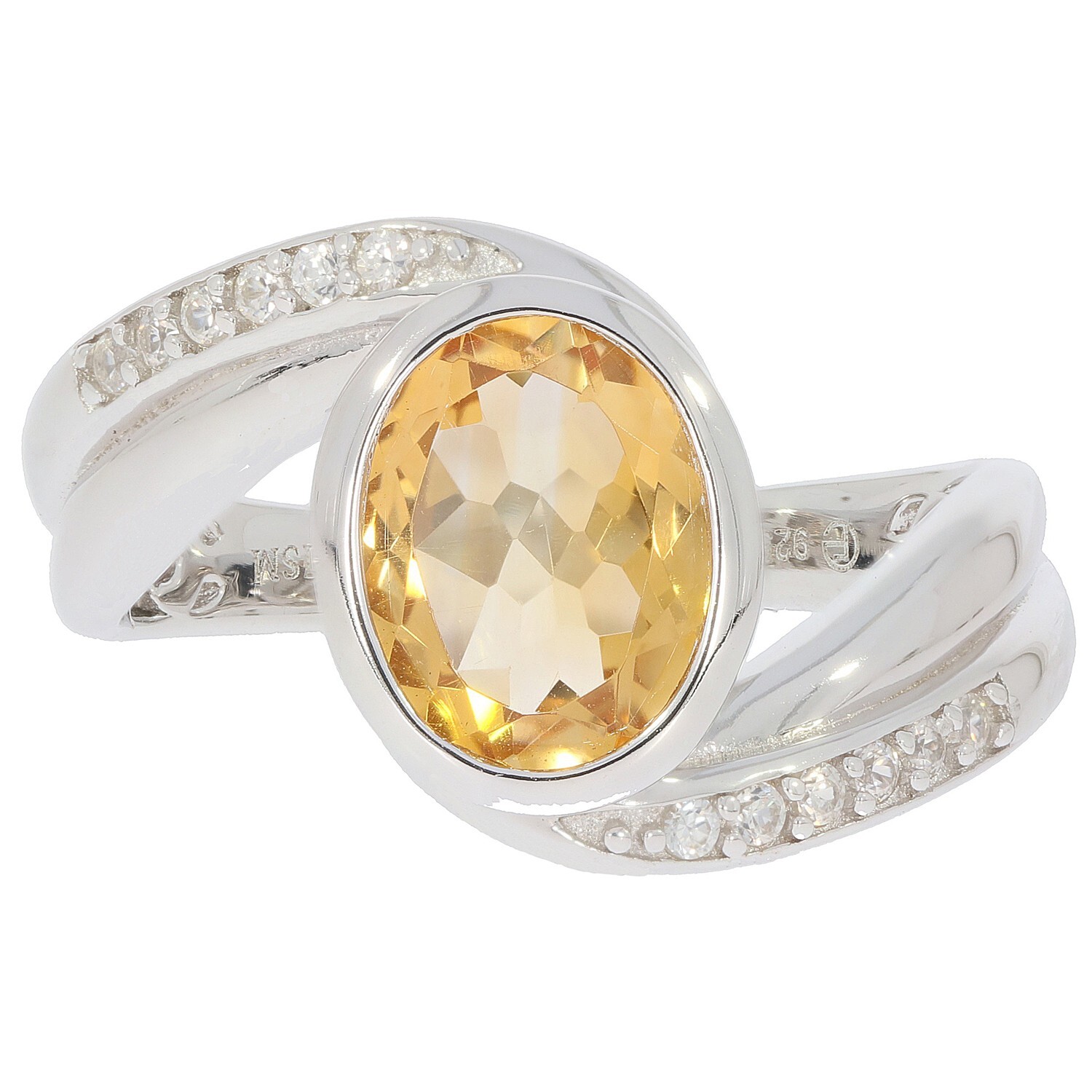 Sterling Silver Semi Mount Ring Setting Oval OV 9X7mm Topaz D-PJC24269