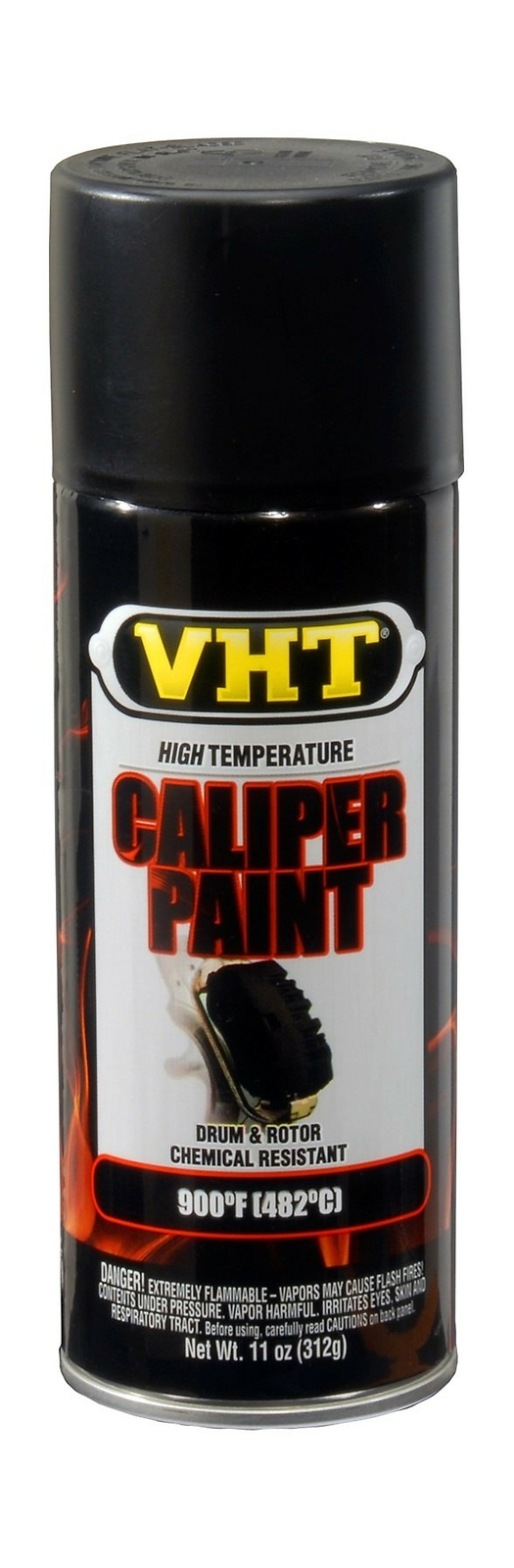 Satin Black Brake Caliper Paint Can  11 oz. Superior Heat Chemical Resistance