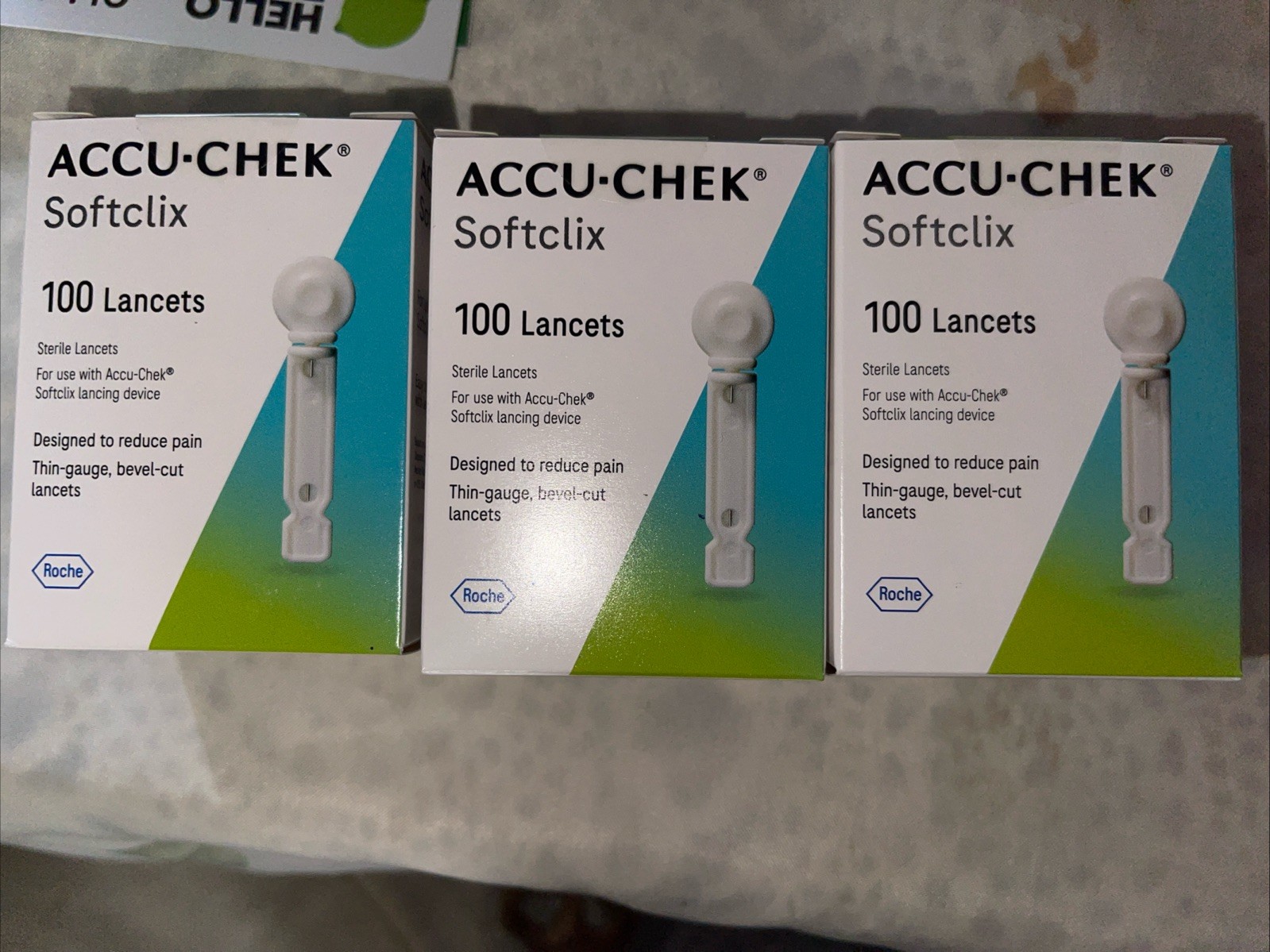 NEW Accu-Chek Softclix Lancet Diabetic Blood Glucose Testing 100 Lancets 9-2029