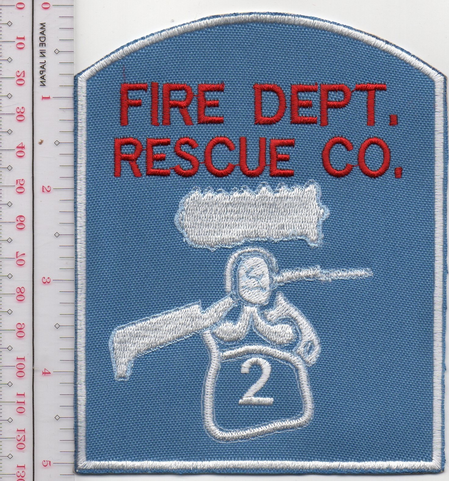 Fire Department Rescue Co. 2nd Patch NO TARIF