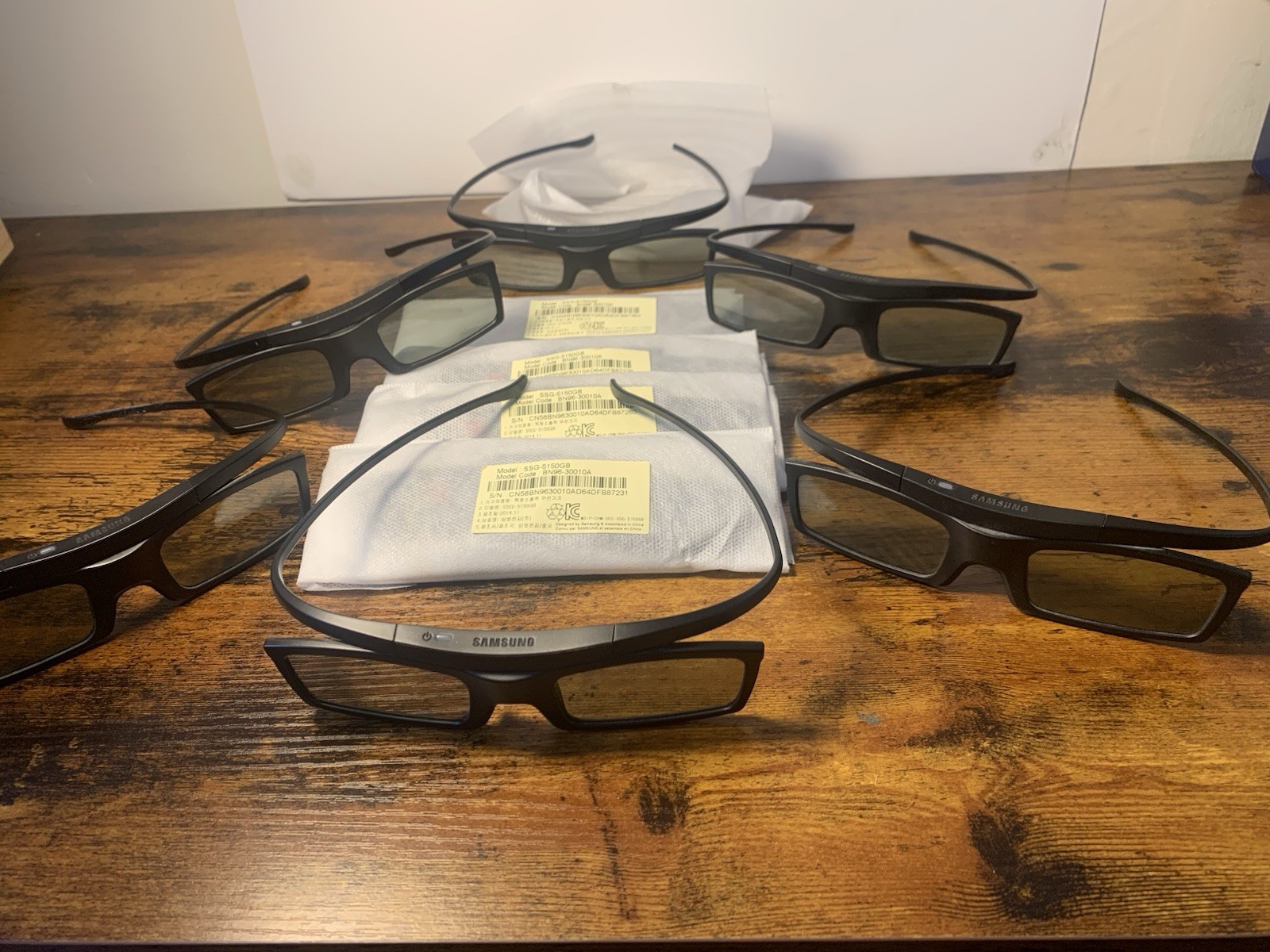Lot of Samsung SSG-5150GB Active 3D Glasses