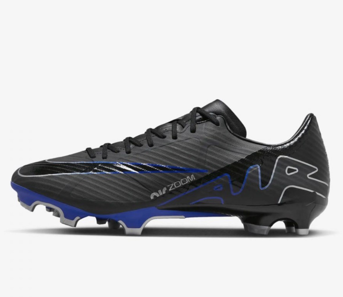 Nike Zoom Mercurial Vapor 15 Academy FG/MG Black Sz 10 DJ5631-040 NIB no lid