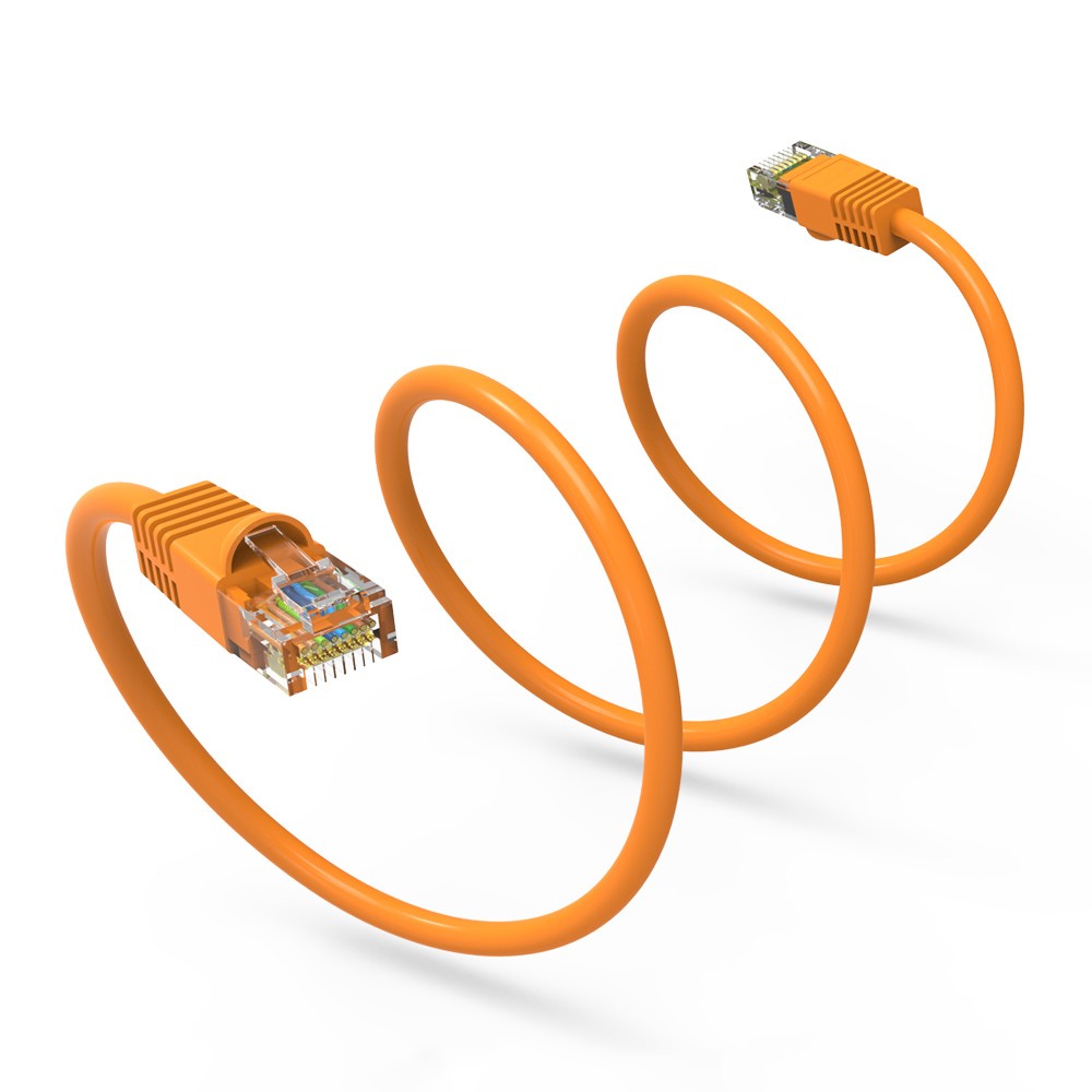 150Ft CAT6 UTP Ethernet Network Booted Cable Orange
