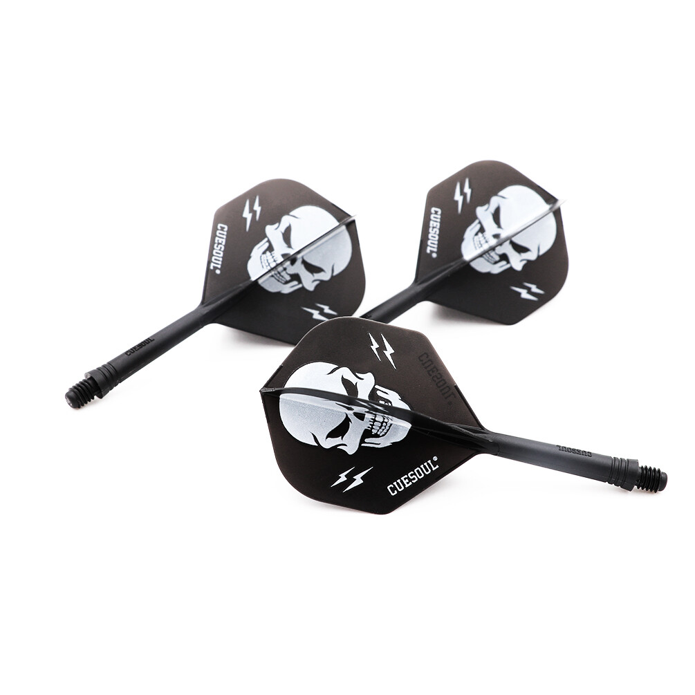 CUESOUL Rost Integrated Dart Shaft and Dart Flights Standard Shape Print,M-28mm
