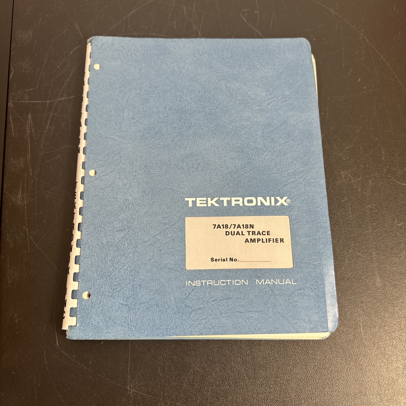 Tektronix 7A18/7A18N Dual Trace Amplifier ~ Instruction Manual ~ 070-1126-01