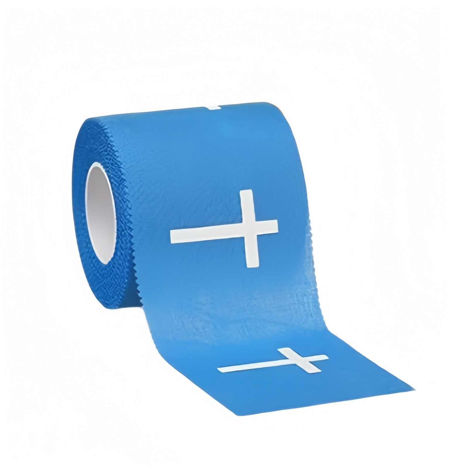 Christian Sports Tape Blue Colored Sports Tape with Cross Cotton Wristband