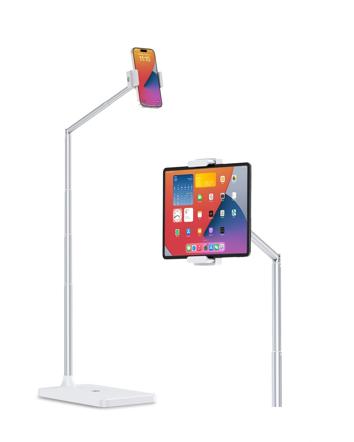 Viozon Tablet Floor Stand, Height & Angle Adjustable Tablet Holder with Alumi...