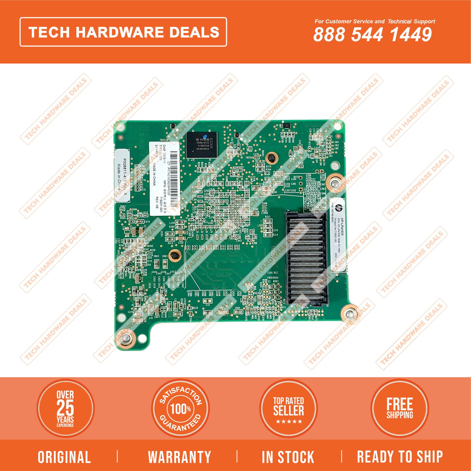 718201-001 Qty In Stock!   HP LPe1605 16Gb Fibre Channel HBA for BladeSystem c-C