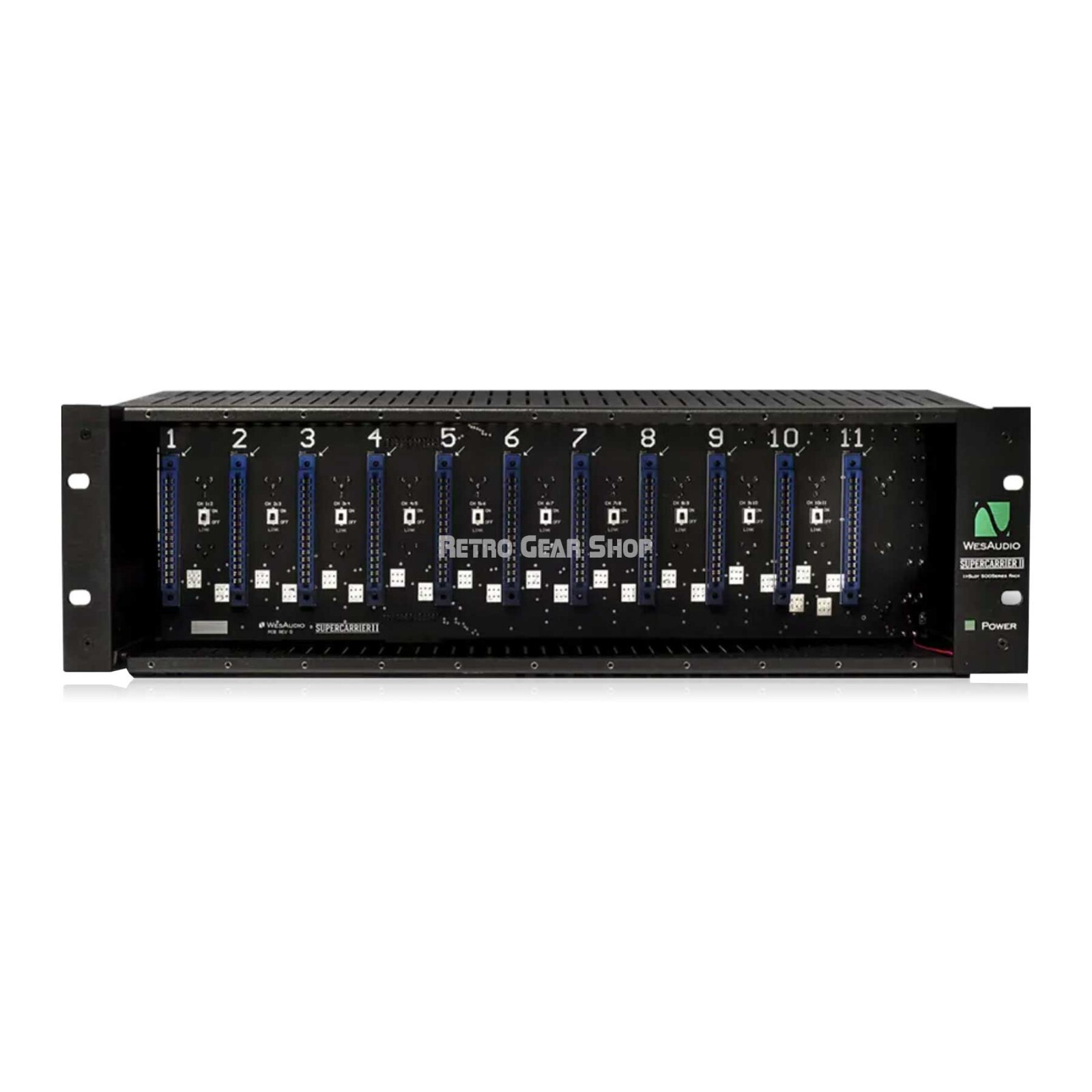 Wes Audio Supercarrier II 500 Series Power Supply Rack WesAudio