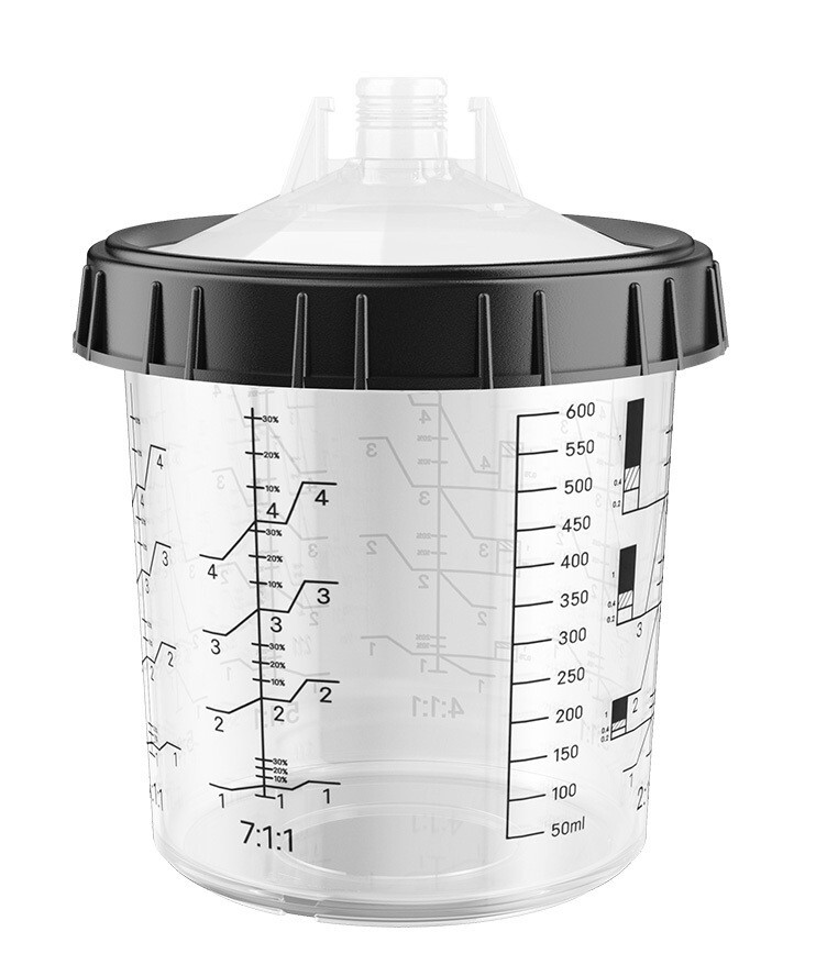 PPS CUPS System 50 pack Set Hardcup, Liners, Lids (Comp to 3M) + SUPPORT CHARITY