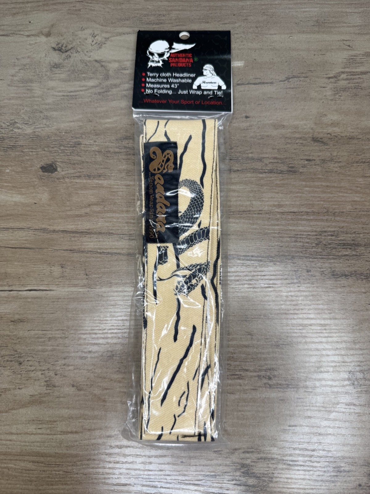 Sandana Paintball Headband - Snake Tan Horizontal - NEW Anniversary Edition