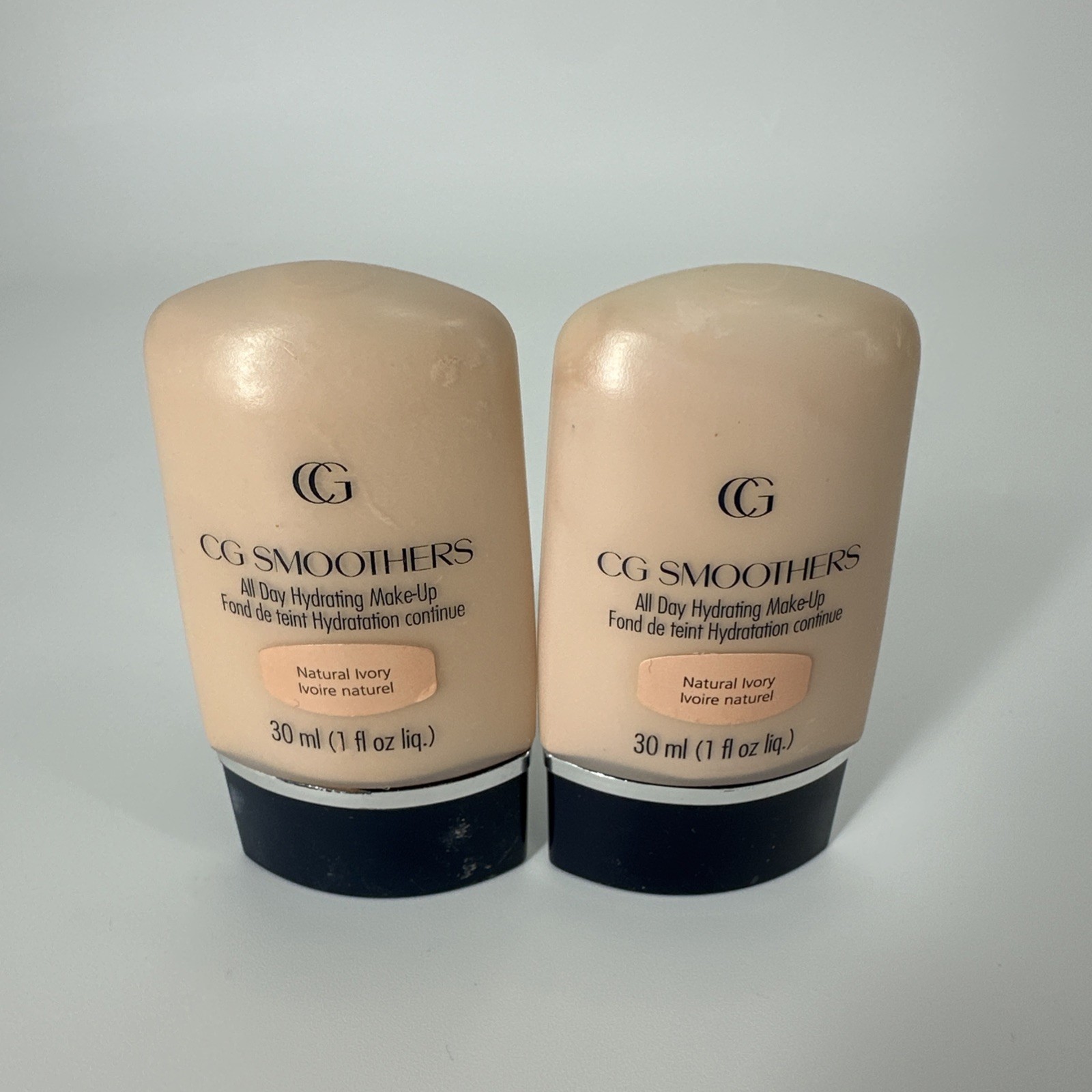 2 PACK Covergirl CG Smoothers All Day Hydrating Make-Up 715 NATURAL IVORY