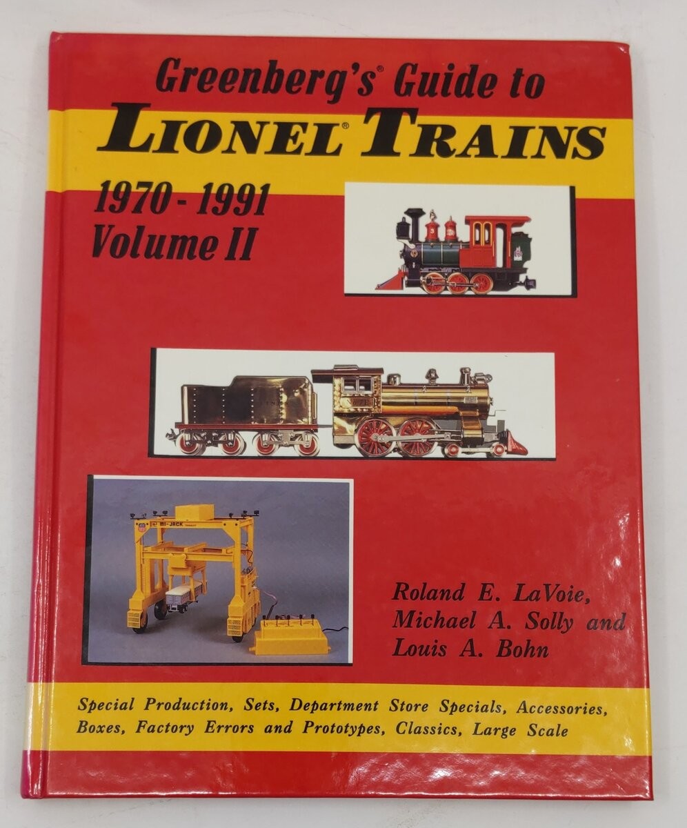 Greenberg's Guide to Lionel Trains, 1970-1991, Vol 2 Hardcover Book