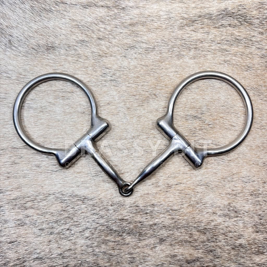 5" Weighted Western D Ring Snaffle