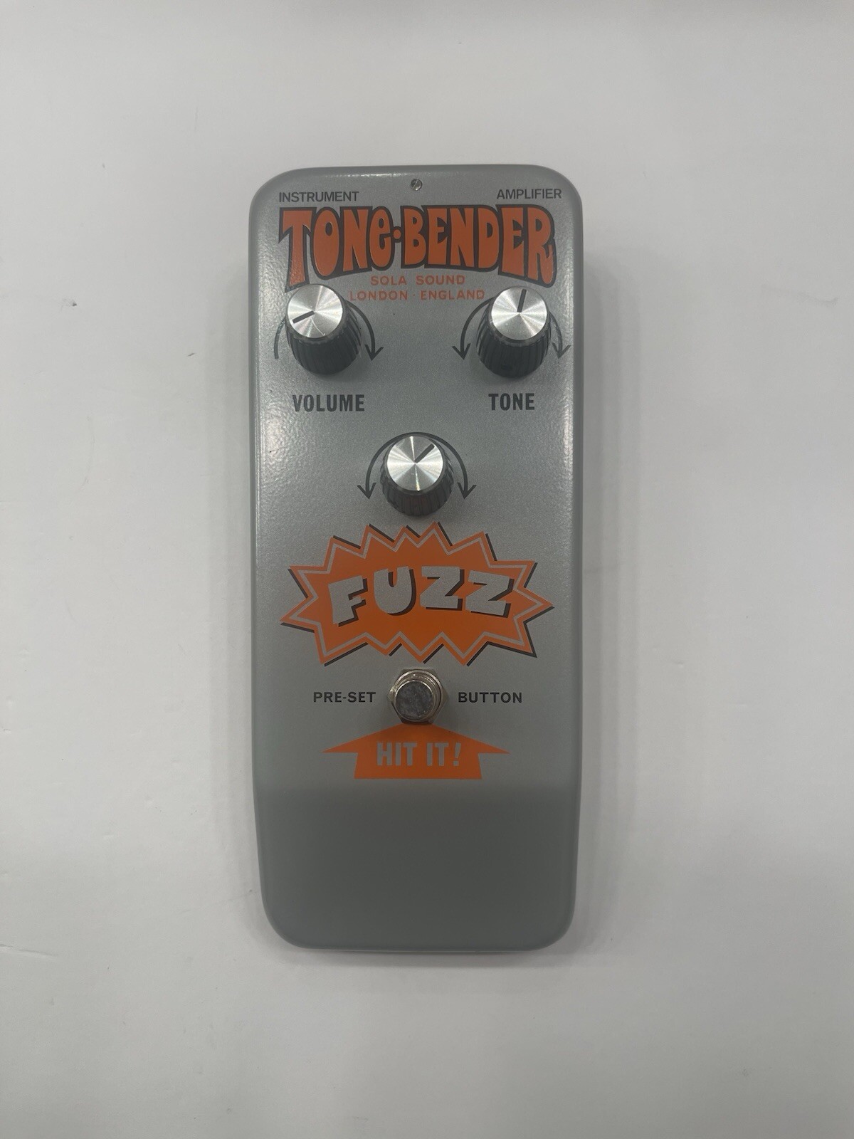 Sola Sound Colorsound Tone Bender Fuzz Silver Tonebender Guitar Effect Pedal