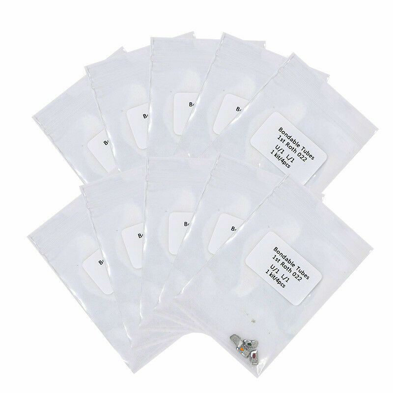10 Packs Dental Orthodontic 1st Molar Buccal Tubes Bondable Tubes Roth 0.22