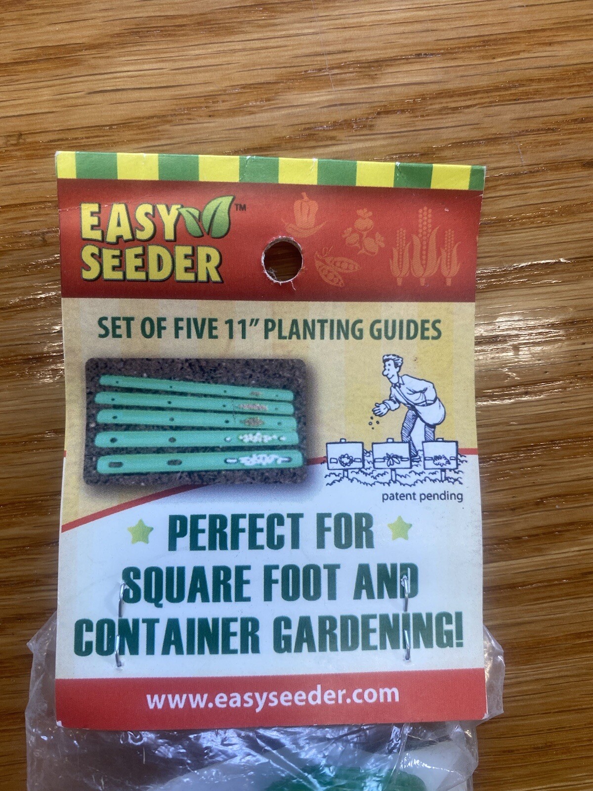 Easy Seeder Garden Seed Spacer Patio Deck Rasied Bed 11” 5 Pack