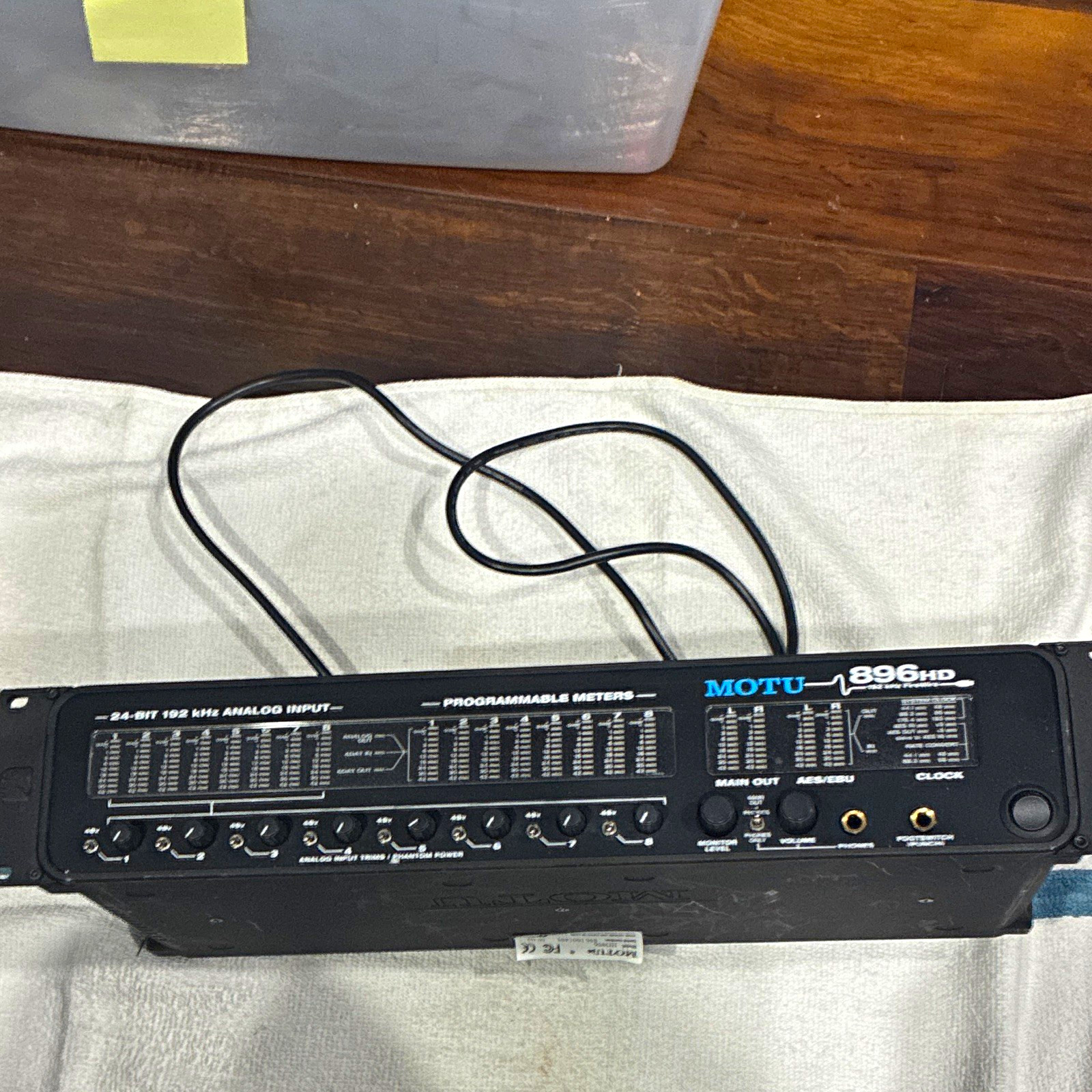 MOTU 896HD FireWire Rackmount Audio Interface 24-bit/192 kHz AES/EBU