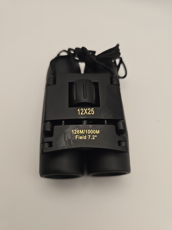 Compact Foldable Binoculars 12×25