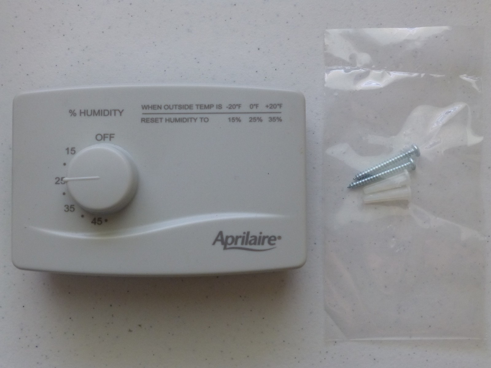 Aprilaire Manual Humidifier Control Model 4655