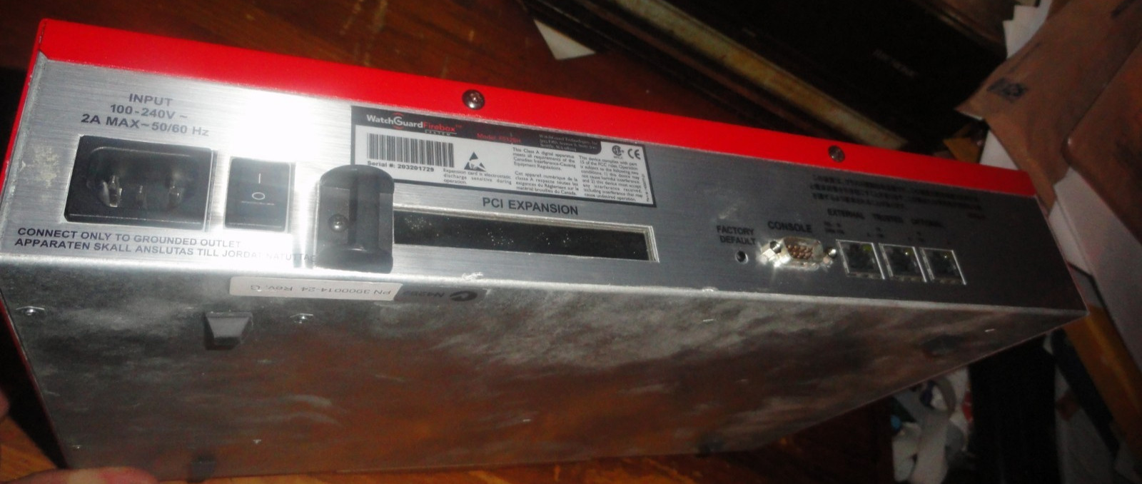 WATCHGUARD FIREBOX 2500 VPN FIREWALL - F5128H RED IT SECURITY
