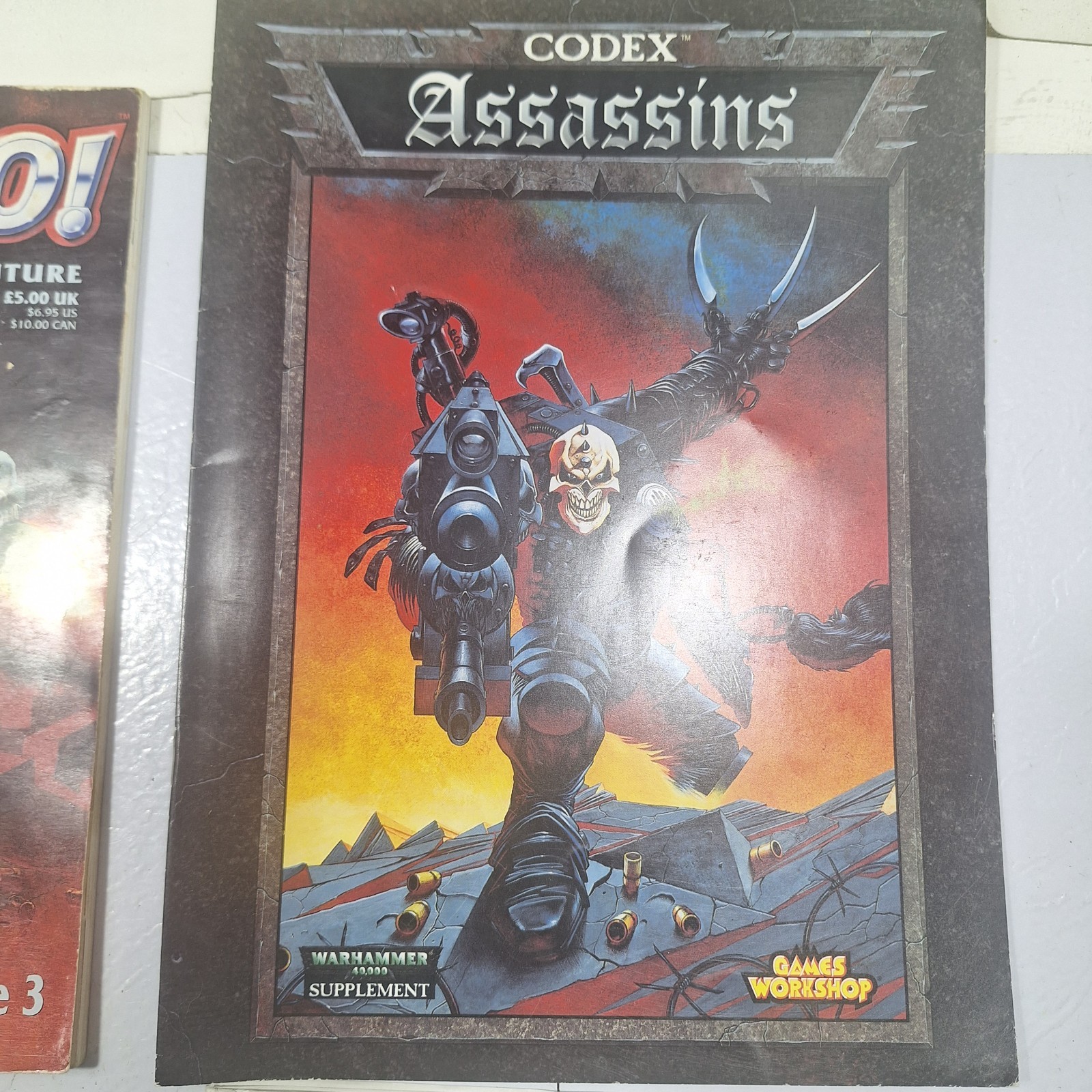Warhammer 40k lot Codex Assassins Supplement Games Workshop Citadel Guide Book
