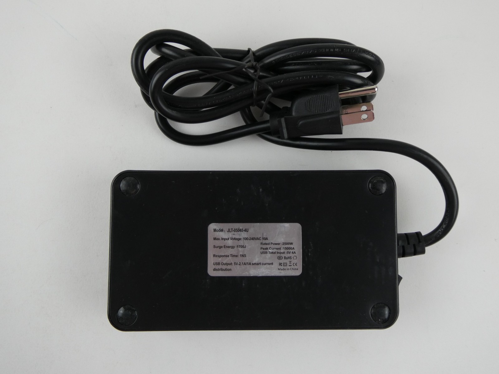 KKMOON Compact Power Strip 4 Outlet 4 USB Used