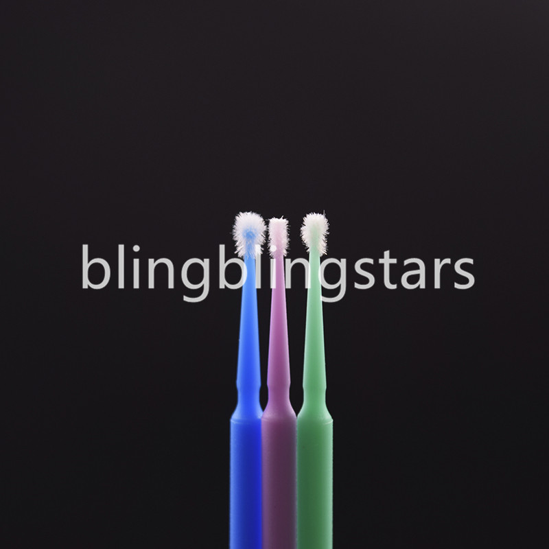 100 Pcs Dental Disposable Micro Applicator Brush Tips Bendable 1.2/1.5/2.0/2.5mm