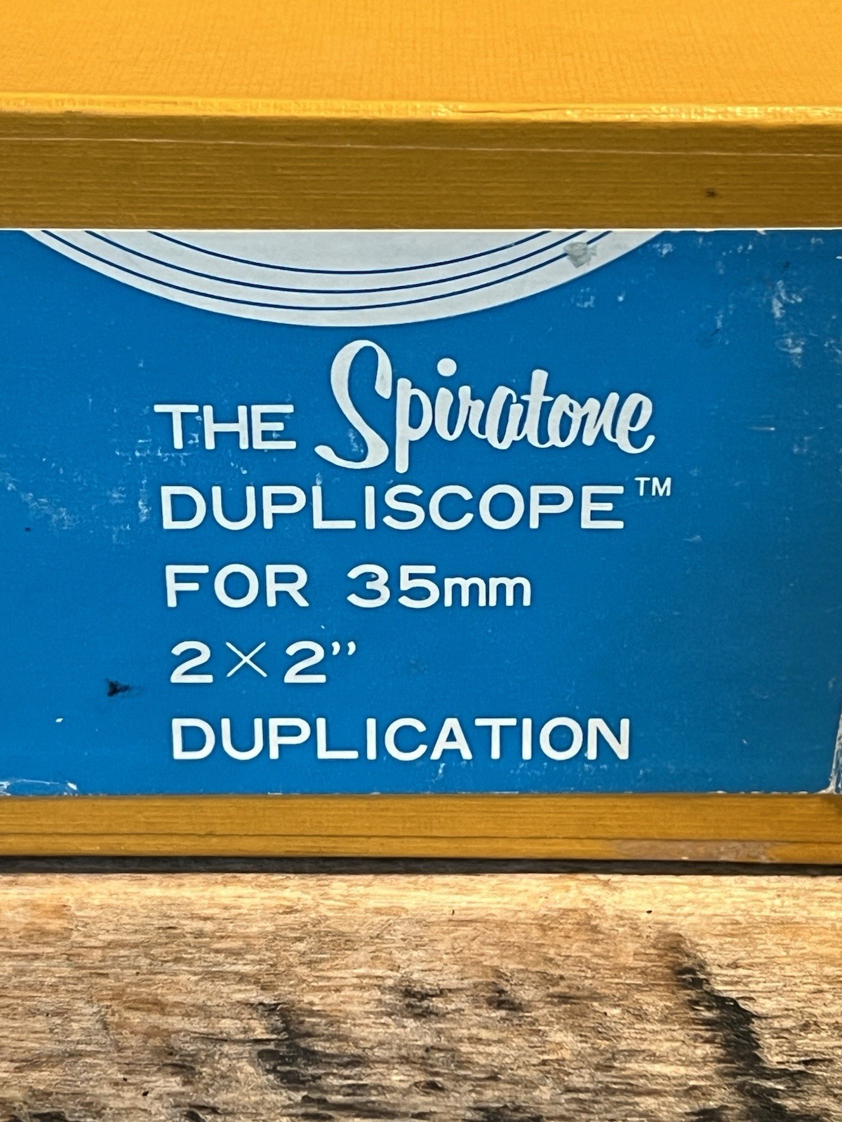 Vtg The Aspirations Dupliscope For 35mm 2x2 Duplication