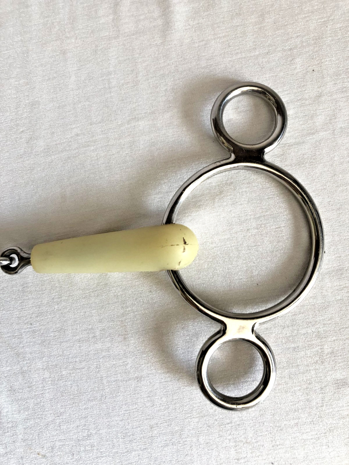 6" Happy Mouth Jointed 2-Ring Gag Elevator Bit - Great Condition