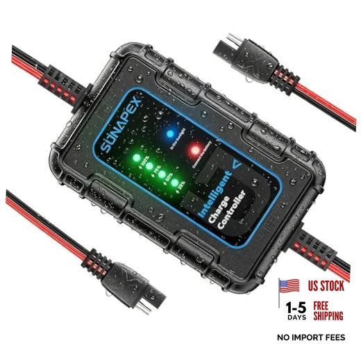 Solar Charge Controller 12V 10A Waterproof Solar Charge Regulator | Real-Time
