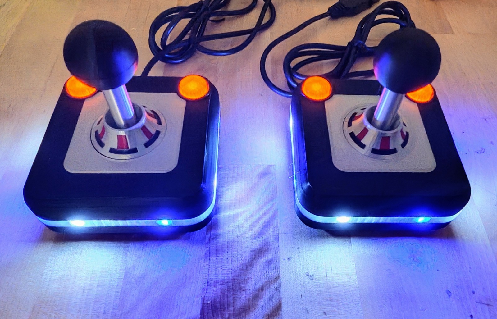 Suncom DB9 LED X COMMODORE C64, AMIGA 500, ATARI TAC 2 STYLE 3D PRINTING JOYSTICK