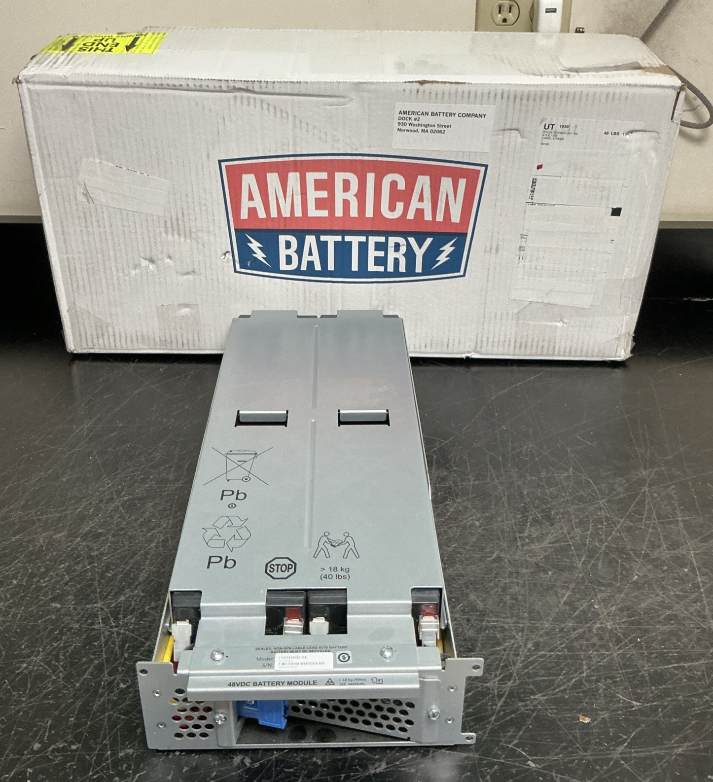 American Battery 48VDC Battery Module 911-0028G