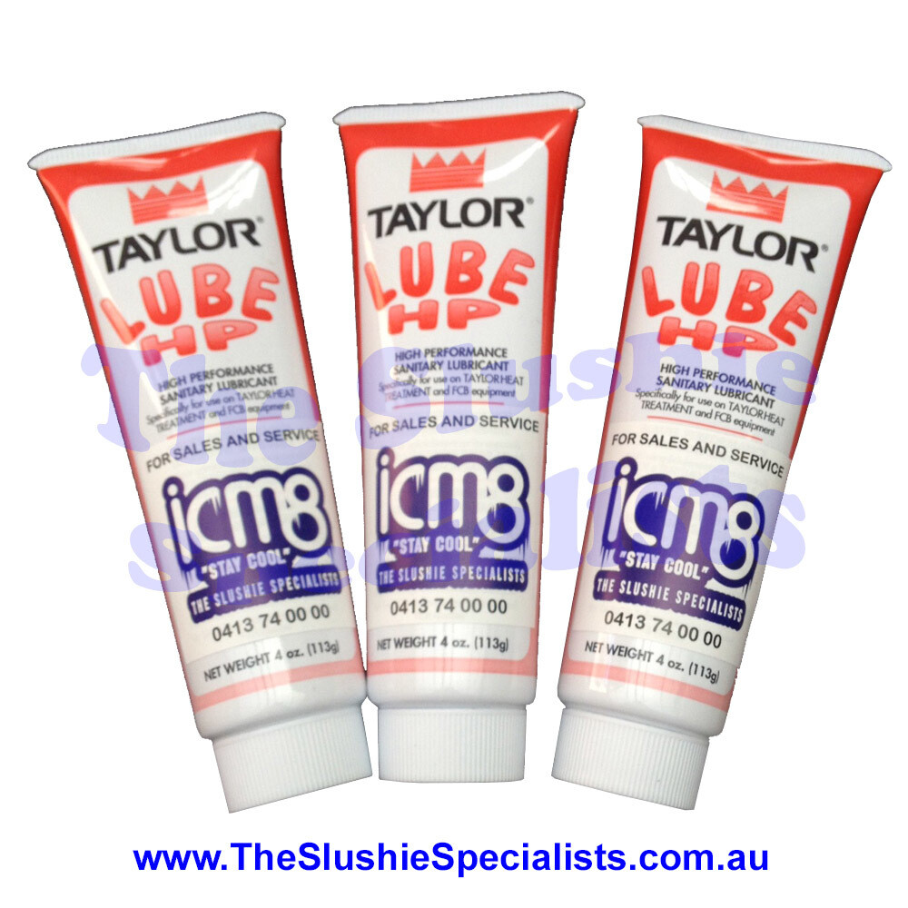 3 Large Taylor Food Grade Lube HP 113g High Performance Slush Machine Lubricant