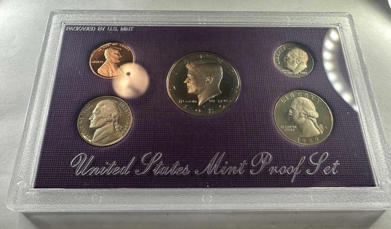 1989 US Mint Proof Set in Original Packaging w/COA. Beautiful Set!!
