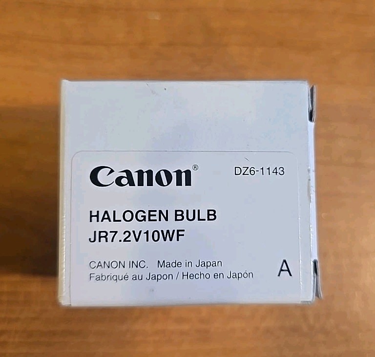 Genuine CANON Halogen Bulb  JR 7.2V 10WF