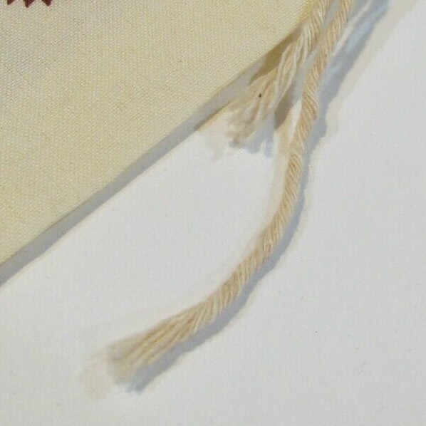 Texas Tamale Company Cloth Drawstring Bag Sack Beef Wrapped in Corn Husks Empty