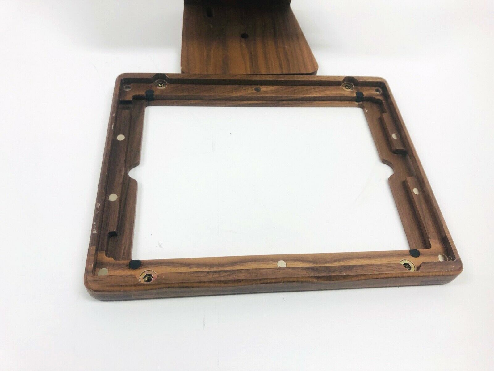 Freeform Made Wooden iPad Stand American Walnut for Shopkeep *MISSING SCREWS**