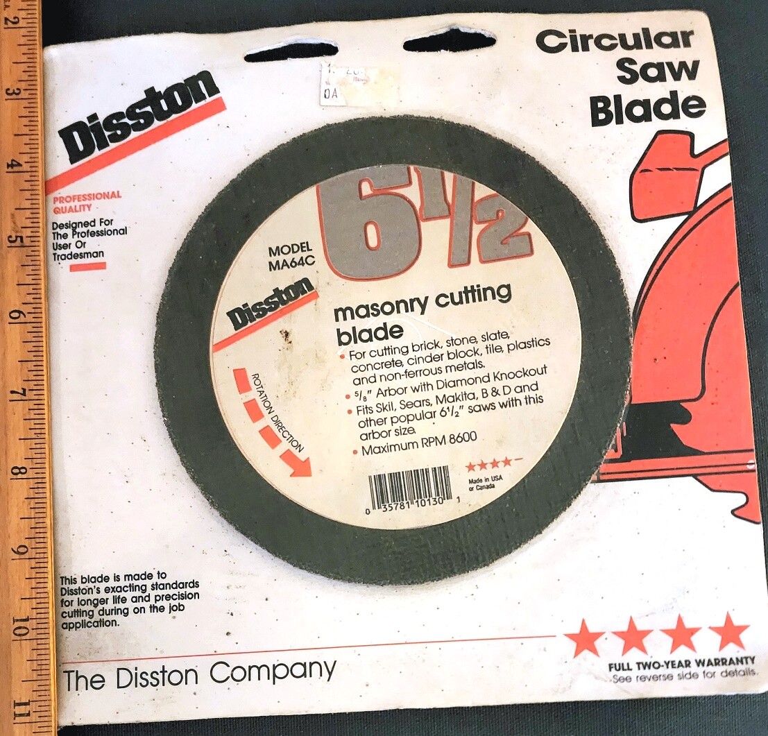 Disston Masonry Cutting Blade MA64C