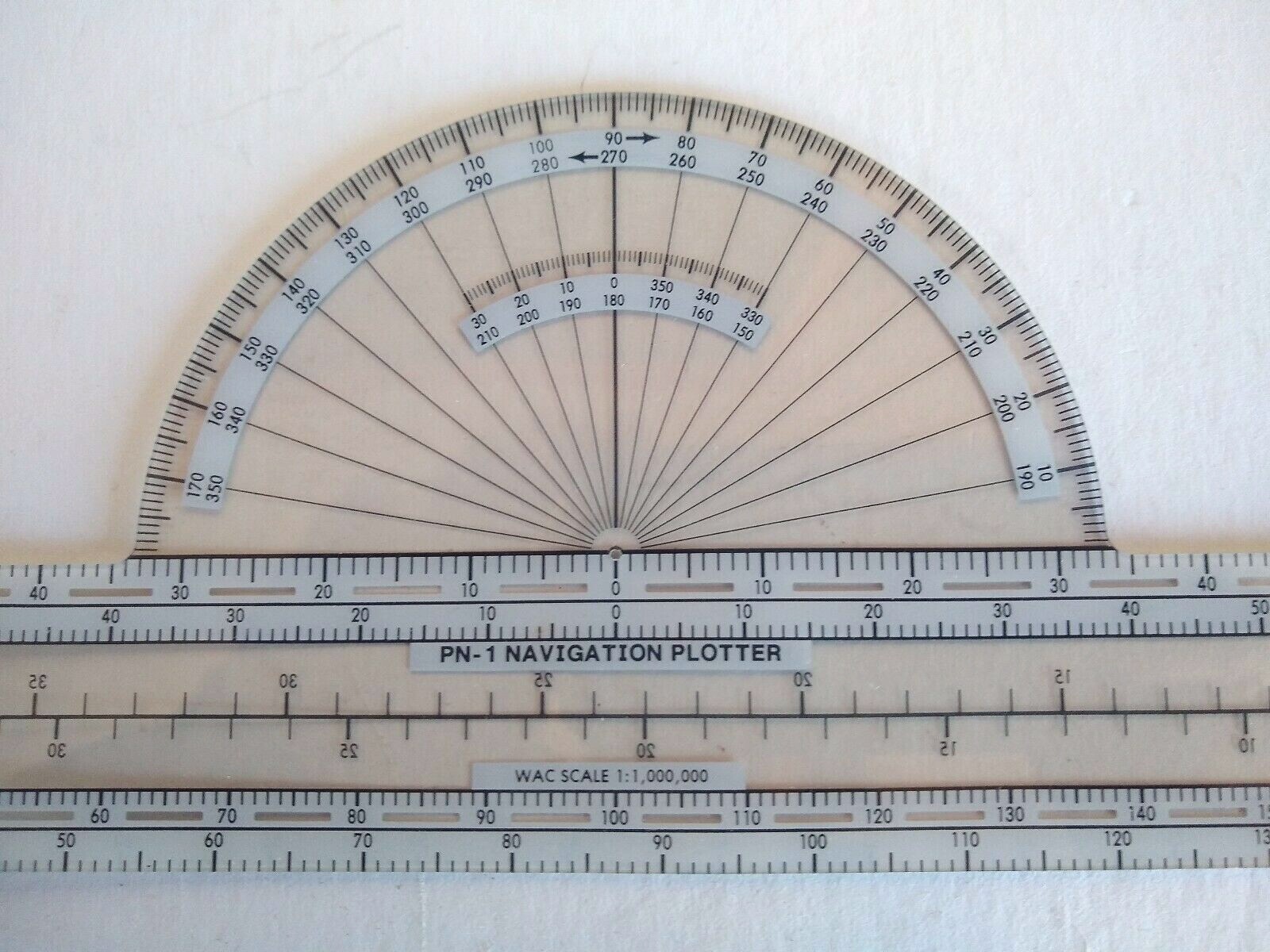 PN-1 Navigation Plotter & Navigation Ruler Cruising Altitude Aviation Jeppesen