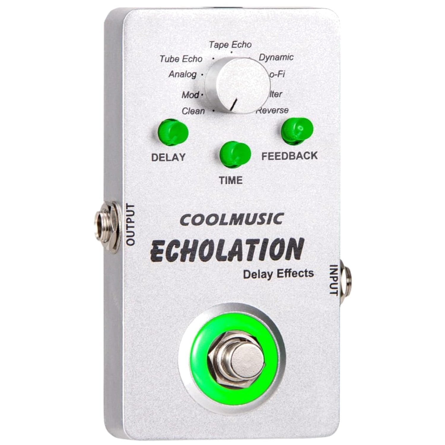 Digital Delay Pedal - Clean/Mod/Filter Effects
